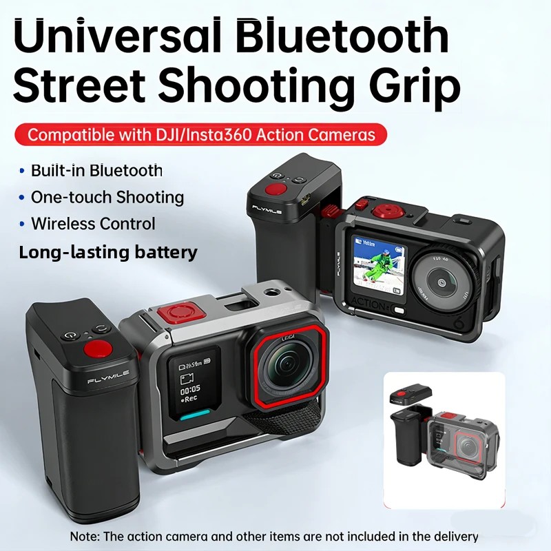 Photography Grip Insta360 X5 - Держатель-рукоятка Bluetooth Street Grip с кнопкой