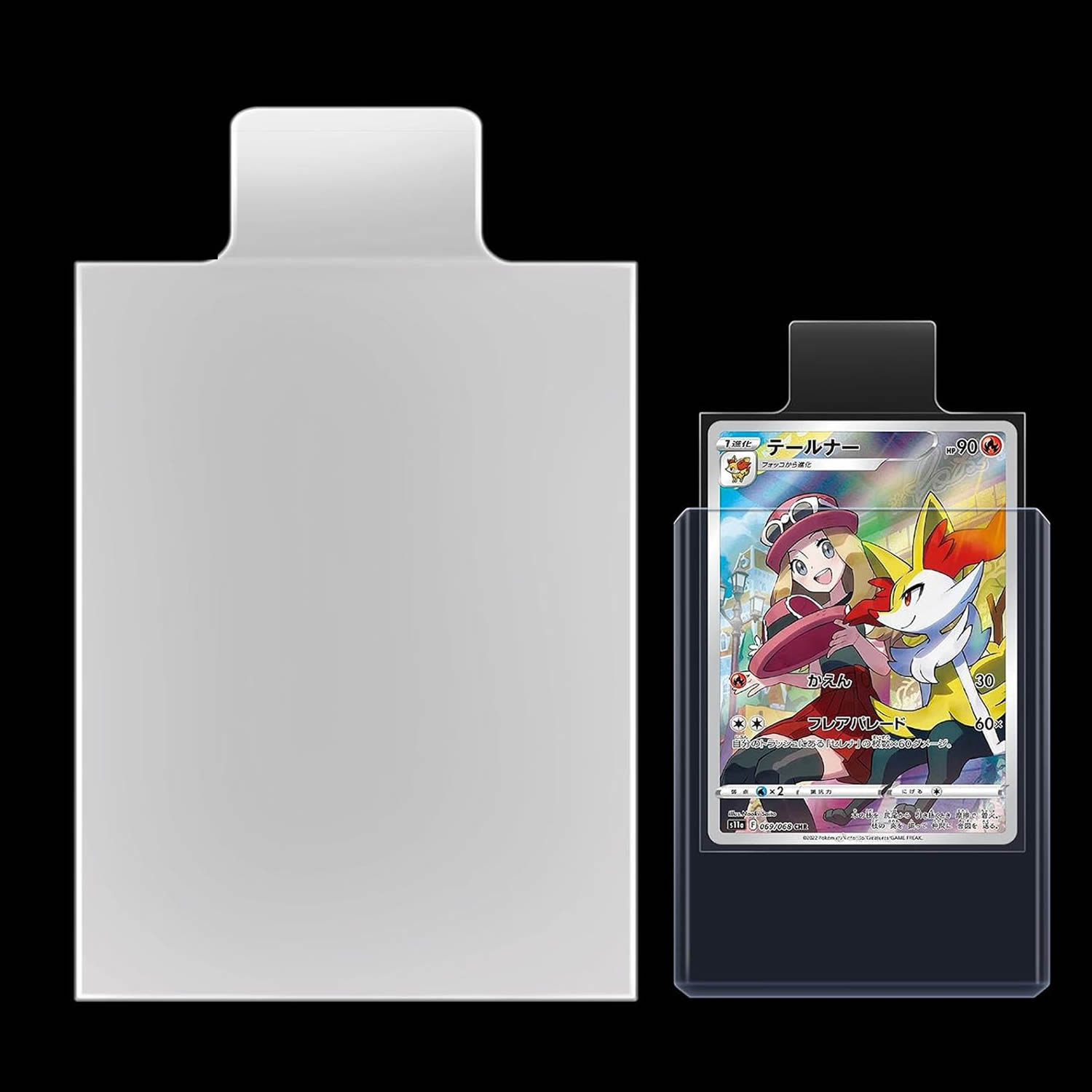 Memory Card Case - 100-1000 шт. 65*90 мм приподнятые прозрачные