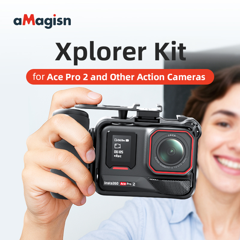 Photography Grip Insta360 X5 - Комплект для уличной съемки aMagisn Xplorer
