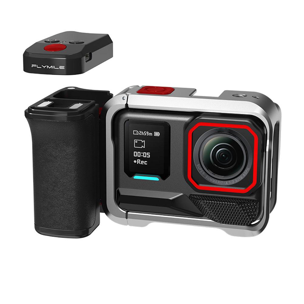 Photography Grip Insta360 X5 - Металлическая быстросъемная рукоятка для уличной фотографии