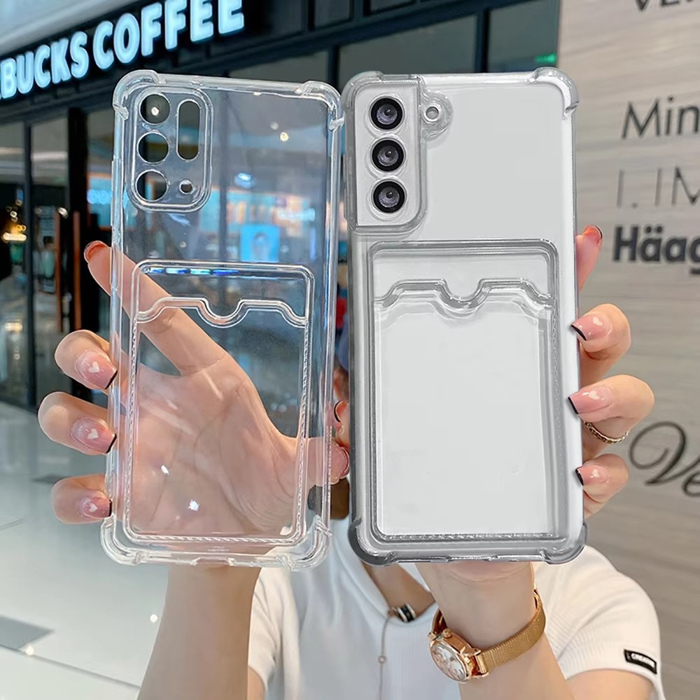 Photography Product - Прозрачный силиконовый чехол-кошелек для Samsung S26